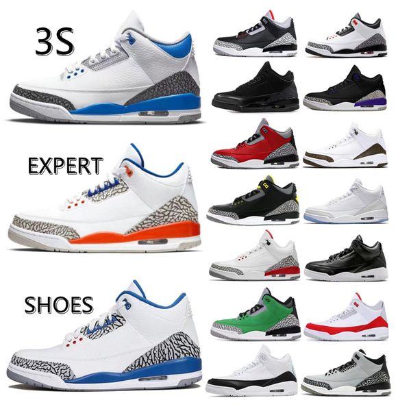 

2022 3s basketball shoes 3 maniere rust pink pine green midnight navy racer blue unc laser orange varsity royal sports sneakers
