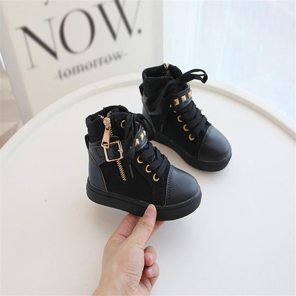 

in stock kids flat shoes autumn fresh high-casual retro children' canvas shoes278l, Black;grey