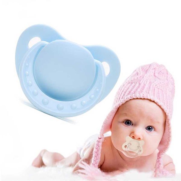 Паки# 1pc ​​Baby Pacifier Сплошной цвет Прекрасный силиконовый сосок проводник жеватель