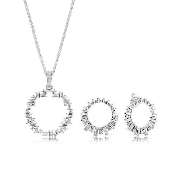 

new 100% 925 sterling silver new rau0538 shards of sparkling gift set fashion women elegant gift jewelry factory direct aa220315