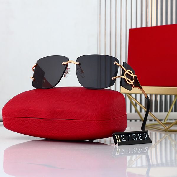 

mens oval sunglass designer glass fashion sunglasses for women full frame sun glasses men womens polarized sunglass 2207071d with box, White;black