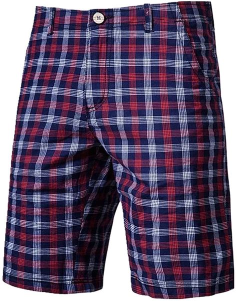 

summer knee length shorts men cotton men's short pants t0tt#, White;black