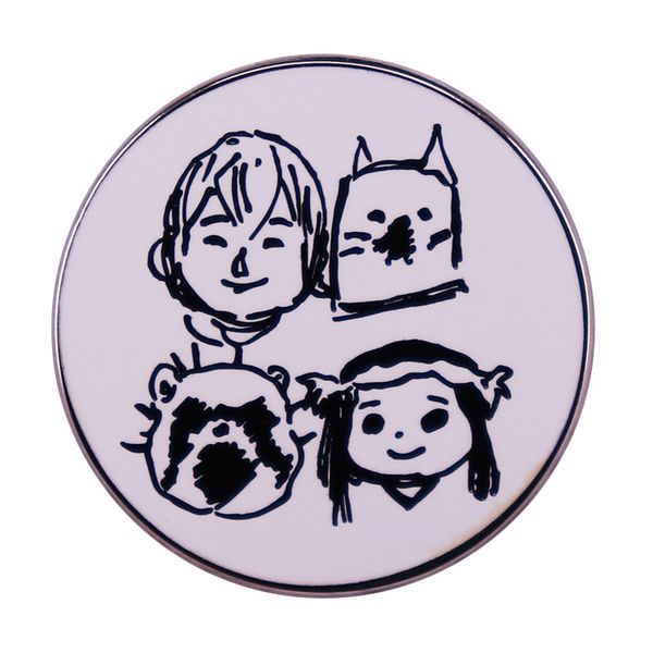 

to your eternity fushi joan march onikuma enamel pin brooch japanese manga anime badge jewelry, Blue