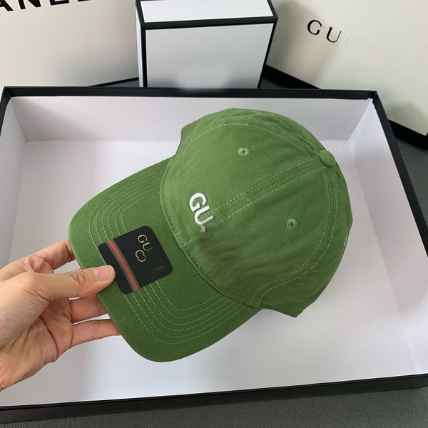

man ball caps baseball solid cotton street cap fashion hat luxury embroidery letter g spring autumn caps, Blue;gray