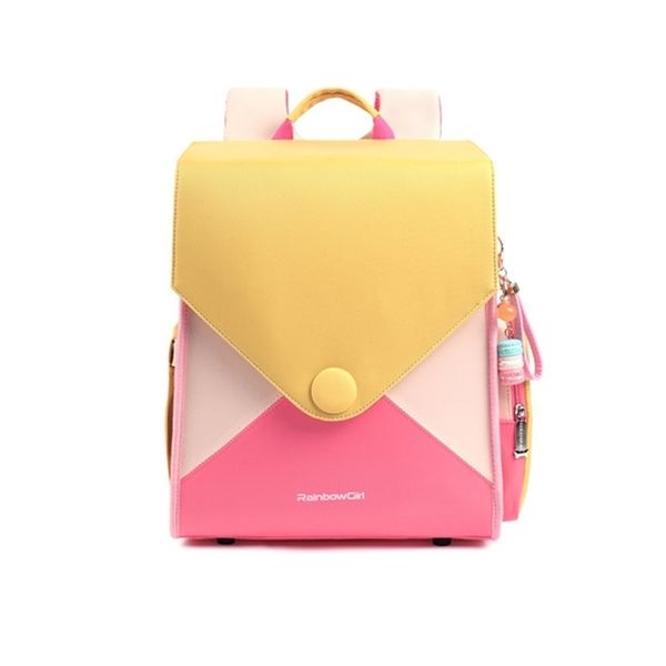 

rainbow girl backpack kids primary school children backpack girls 6-12 years old kids backpack girls fashion bags for toddlers lj201225