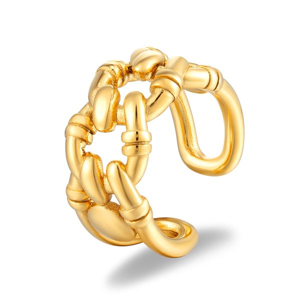Модные кольцевые кольца женское цепное кольцо для женского дизайнерского дизайнерского дизайнера anello di lusso luxe bague femme wed дизайн дизайн бренд ювелирные украшения оптом Bijoux de luxe