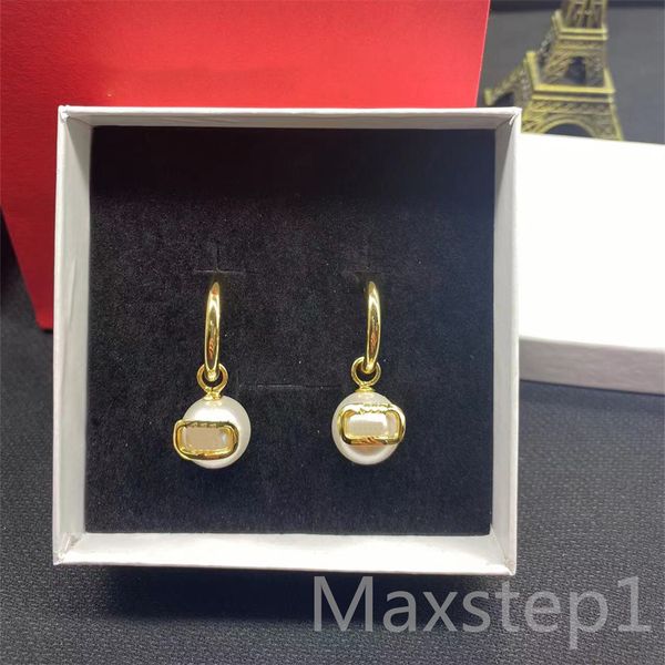 

designer earring women jewelry luxury ladies charm popular luxurious earrings vintage ear clips exquisite earrings maxstep1, Golden