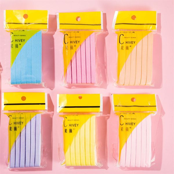 12 teile/paket Weiche Komprimierte Gesicht Reinigung Schwamm Pad Peeling Kosmetische Puff 6 Farben Für Ihre Wahl