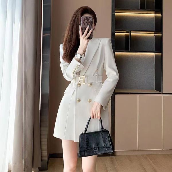 

bl002 womens suits & blazers tide brand high-quality retro fashion designer suit jacket slim plus size women's clothing, White;black