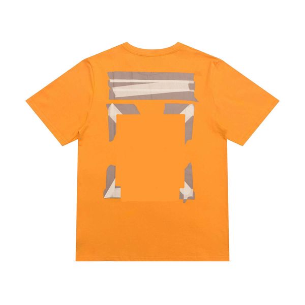 

summer fashion brand offs t shirts mens ow religious oil painting direct spray arrow tshirts hip hop short sleeve loose men women black a3, White;black