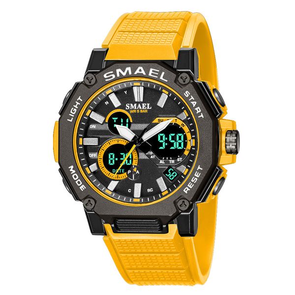 

sanyin analog quartz electronic watch casual silicone strap, Slivery;brown