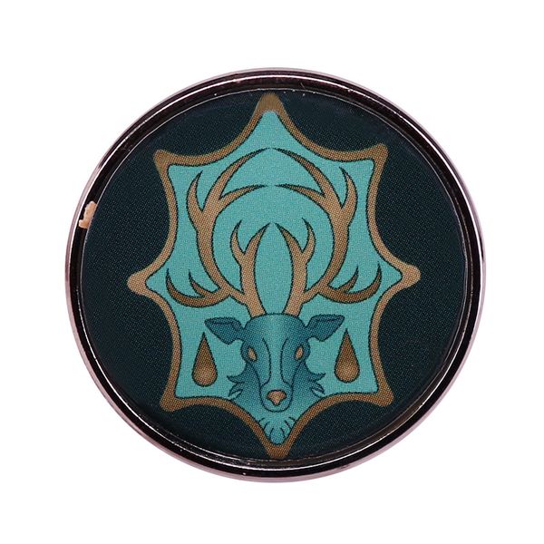 

magic knights black clover aqua deer pin, Blue