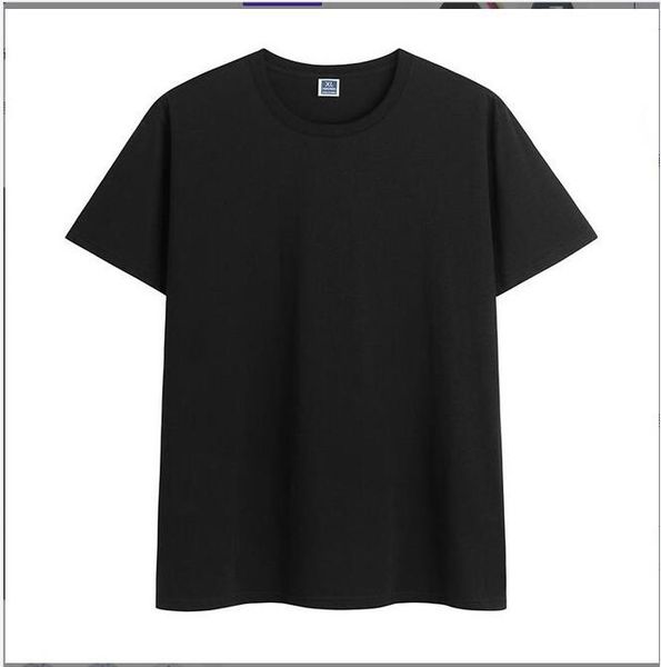 

2022 cotton loose tees t-shirt te270, Black;brown