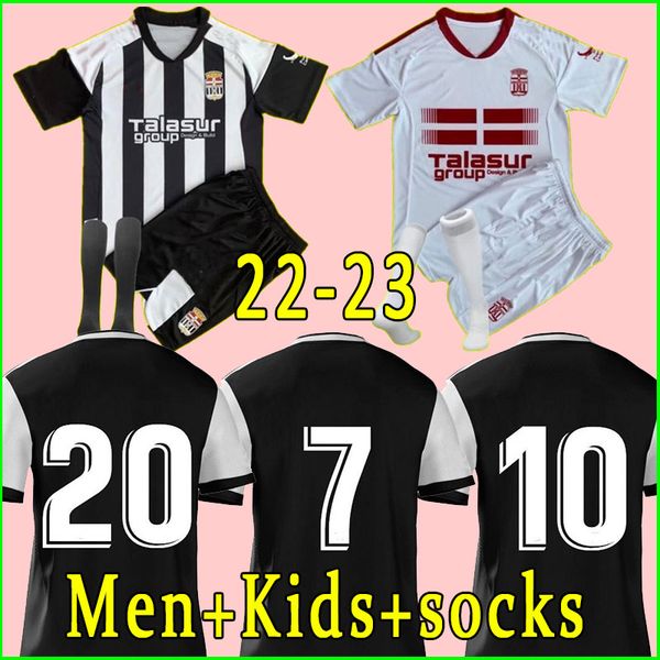 

2022 2023 fc cartagena soccer jerseys 22 23 camisetas de futbol gallar bulka harper aguza claveria delmas hombres ninos chandal men kids kit, Black;yellow