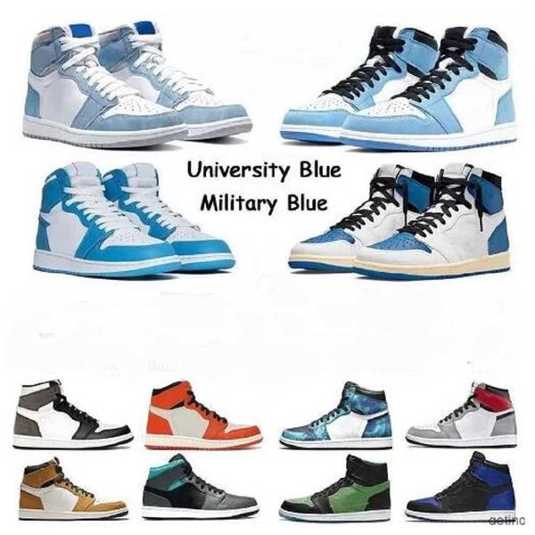 

jumpman mens 1s high og basketball shoes shoe 1s university blue silver royal toe black metallic gold mid smoke grey unc patent