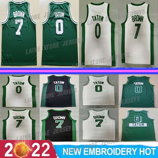 

men basketball jayson tatum jersey 0 larry 33 jaylen brown 7 paul pierce 34 kevin garnett 5 marcus smart 36 vintage all stitched 75th annive, Black;red