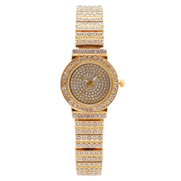 

luxury iced out watches womens fashion watch wristwatches for women ladies m1085, Slivery;brown