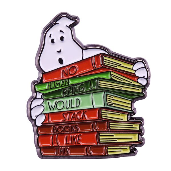 

ghostbusters enamel pin ghost-catching brooch iconic logo badge supernatural comedy film accessory, Blue