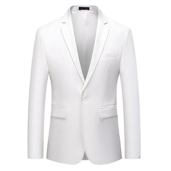 Mode Herren Anzug Jacke Navy Rot Weiß Jacquard Luxus Masculino Casual Stil Slim Fit Hochzeit Party Blazer Mäntel 220409
