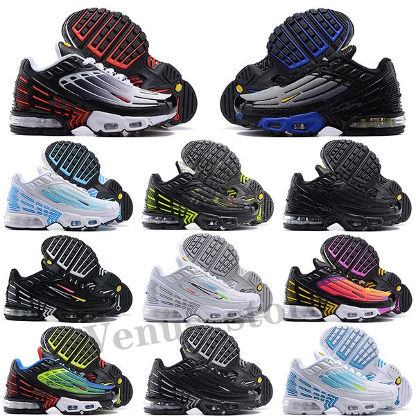 

tn plus 3 tuned boys girls running kids shoes blue triple black all white tiger red rainbow traines baby children sports sneakers