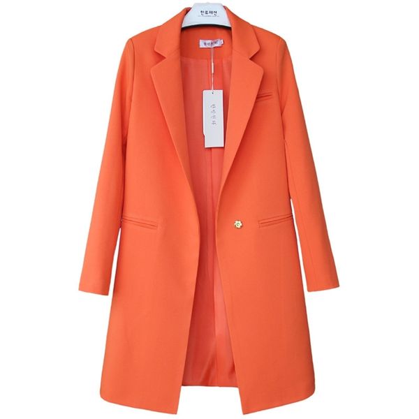 

spring autumn blazers coats women clothing suit long sleeve jacket casual female slim blazers windbreaker coat 220722, White;black