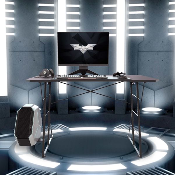 

ergonomic gaming computer desk furniture home office desk, portable folding table writing study desks modern simple pc for small spaces w729