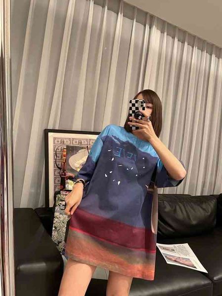 

women's t-shirt animation series animation white dragon printed casual t-shirt spring and summer loose short sleeve cotton women