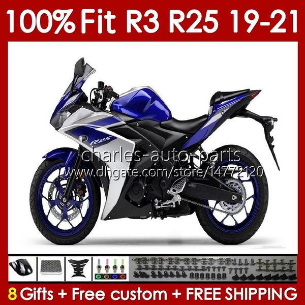 Spritzguss-Karosserie für Yamaha YZFR3 YZF-R25 YZFR25 2019–2021 Karosserie 141Nr