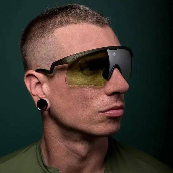 

sunglasses alba optics 4 lens polarized for men and women tr90 cycling eyewear sports goggles bike fishing glasses pochromic, White;black