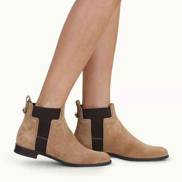 

autumn winter boots suede short boots women's versatile thin tube and ankle black chelsea zdq5