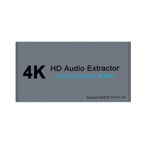 Conectores divisor de vídeo hdtv 1 entrada 2 saída hd divisor 1x2 para ps4 4k com extrator de áudio 3.5 jack switcher adaptador