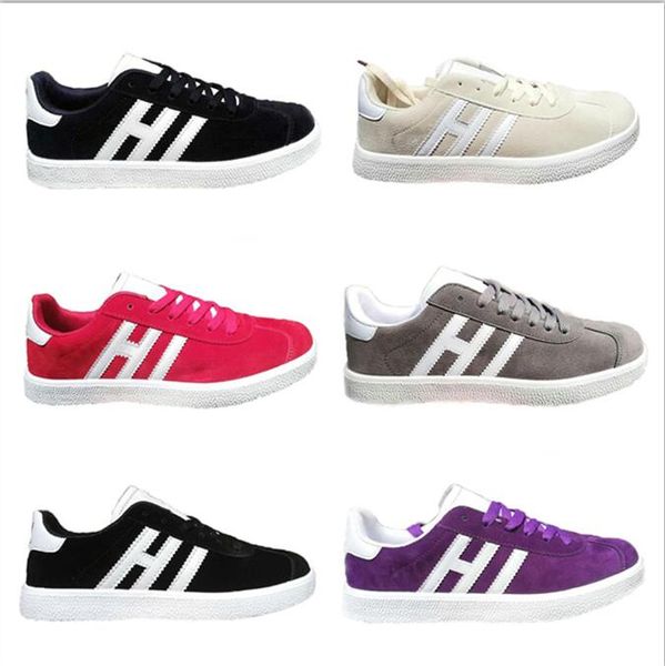 

gazelle classic casual flat shoes suede sneakers outdoor lightweight men women zapatillas walking hiking dress shoe big size25-45, Black