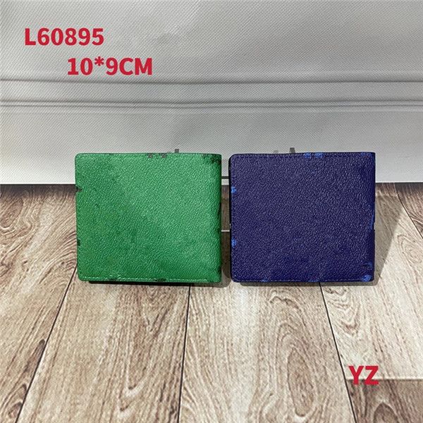 

in stock france style folded short letter watermark wallets men women lady leather coin purse key wallet mini wallet #2color, Red;black