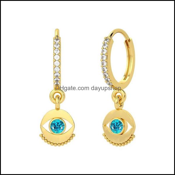 

hoop hie aide 925 sterling sier black blue zircon eye shape pendant ear dhfjt, Golden;silver
