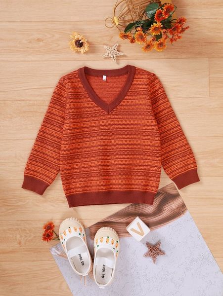 

toddler boys striped pattern sweater she01, Blue