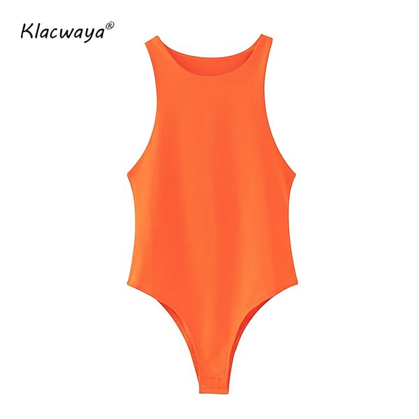 Mulheres de verão Sexy Bodysuposu -macho amarelo casual manto esbelto o Nartwearwear de rua azul fora do ombro Bodycons Orange Bodycons 210521