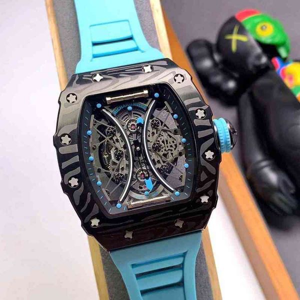 Assista Designer Mecânica de Luxury Mechanics Assista Richa Milles Wristwatch Men.