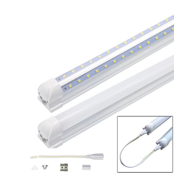 2000lm Super Bright em forma V LED LED Lâmpada fluorescente 2ft T8 LAMPADA 110V 220V T8 Tubo LED LUZ