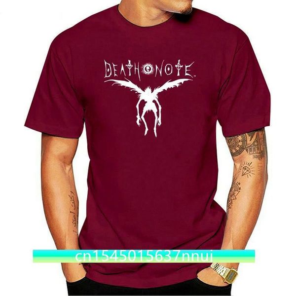 Death Note Ryuk Silhouette Erwachsenes schwarzes T-Shirt 220702