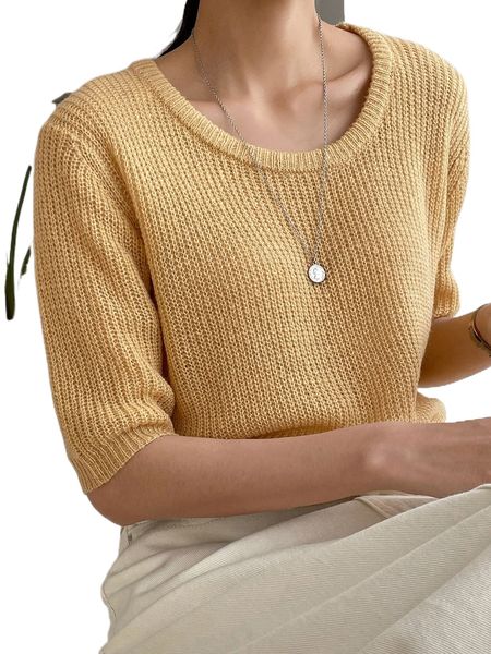 

dazy round neck knit o0jk#, White;black