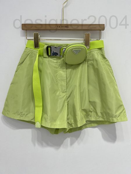 

women's shorts designer shenzhen nanyou high-end p family yang mi's fashionable triangle standard matching waist bag nylon thin ca, White;black