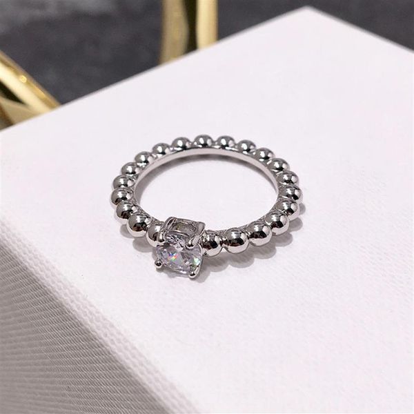 

brass material ring with one large diamond in three colors plated for women wedding jewelry gift ps76171865, Silver