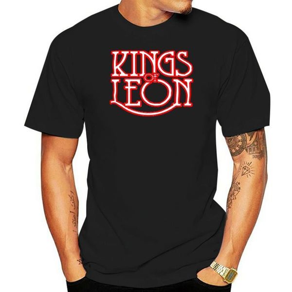 

kings of leon neon woman printed tshirt 220608, Black
