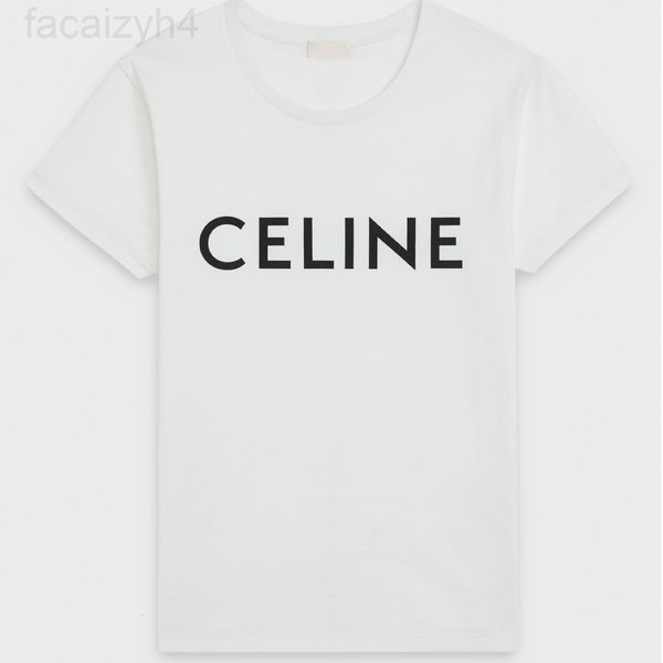 

women's t-shirt designer cargo pure original cel printed t-shirt lisa same men's and women's loose round short sleeve pullove, White