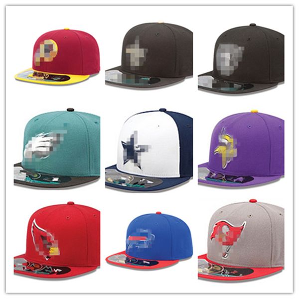 

men's foot ball fitted hats fashion hip hop sport on field football full closed design caps men's women's cap mix h14-2, Blue;gray