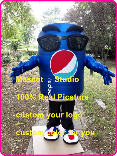 

mascot doll costumecan mascot costume blue can custom fancy costume anime kits mascotte fancy dress carnival costume41380, Red;yellow