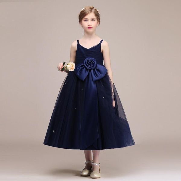 

girl's dresses performance dress princess children's wedding girl, Red;yellow