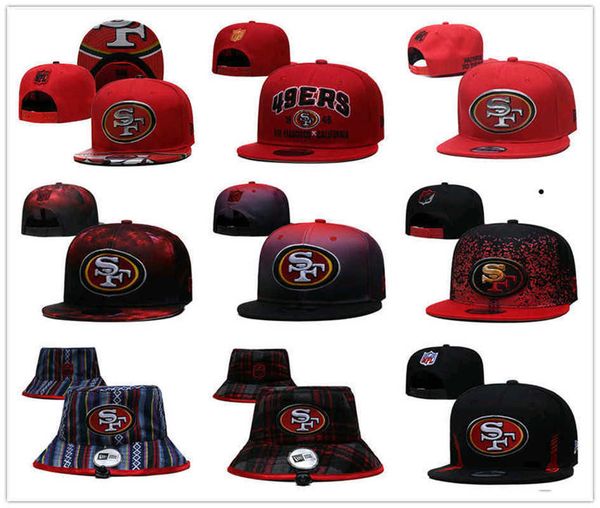 

snapbacks san francisco''49ers''football hats cap adjustable fit hat, Black;white