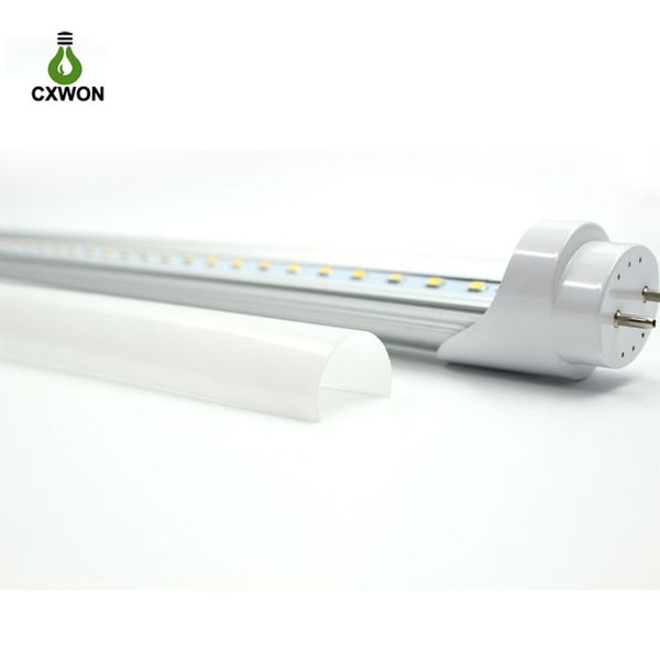 T8 LED Tubes Light G13 2ft 3ft 4ft 5ft 9W 13W 18W 22W 25W 2835SMD AC85V-265V Lampada a LED Illuminazione 25 pezzi / lotto