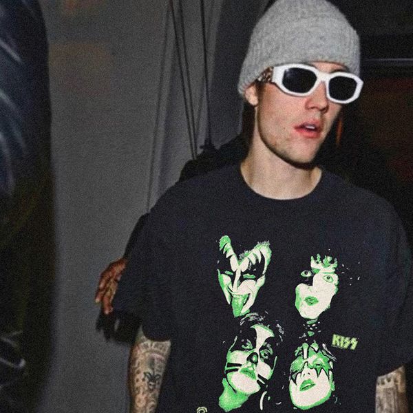 

washed vintage t shirt man plus size tshirts men's tee women oversized t-shirt kissed rock band short-sleeves hip hop casual high stree, White;black